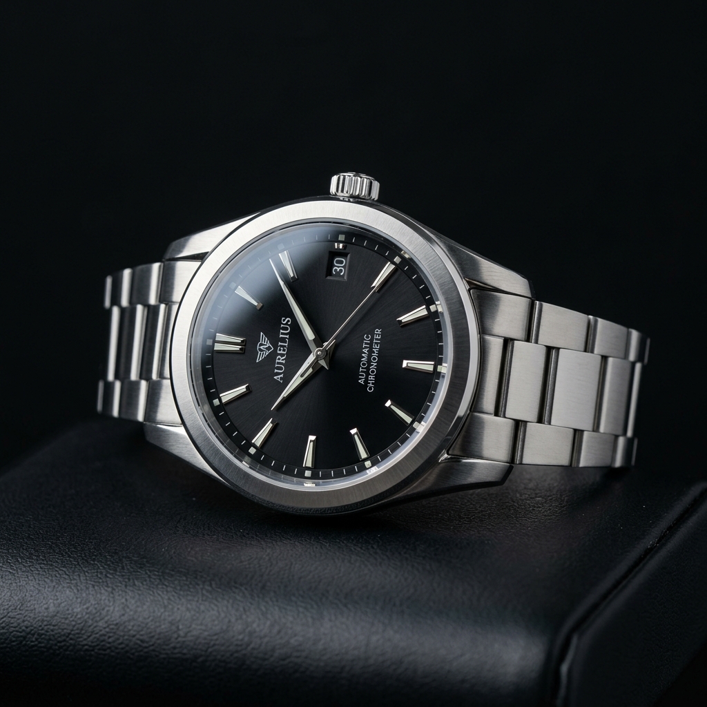 Luxury Stainless Steel Watch - Image 2