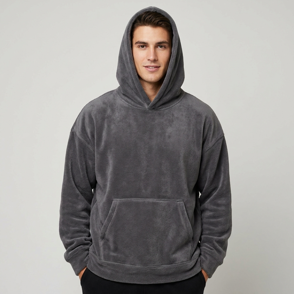 Oversized Fleece Hoodie - Image 2